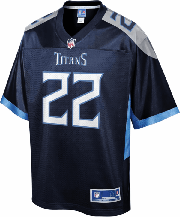 Men'S Derrick Henry Navy Tennessee Titans Replica Jersey - Image 2