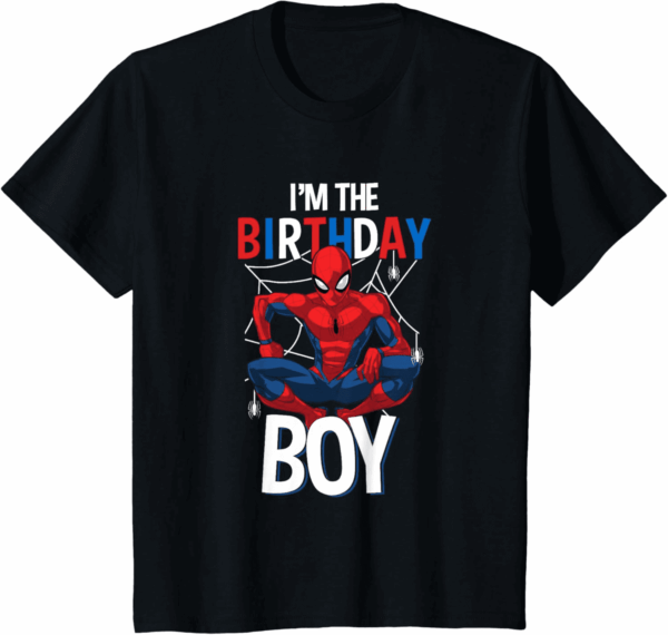 Comics Spider-Man Classic I'M the Birthday Boy T-Shirt