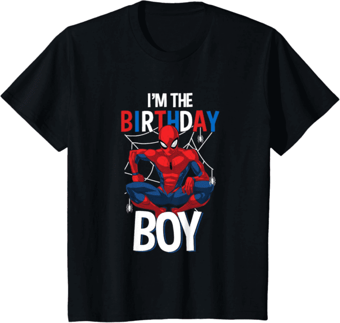 Comics Spider-Man Classic I'M the Birthday Boy T-Shirt