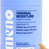 MENO Vaginal Moisture Support Capsules – Obgyn-Formulated to Support Healthy Vaginal Moisture, Mood & Relaxation – Hormone-Free Supplements with Maca Root & Fenugreek Seed Extract – 30 Servings