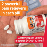 Dual Action with Tylenol, Ibuprofen & Acetaminophen Fast-Acting Dual Action Pain Reliever for Minor Aches & Pains, Ibuprofen (NSAID) 125 Mg & Acetaminophen 250 Mg, 120 Ct - Image 5
