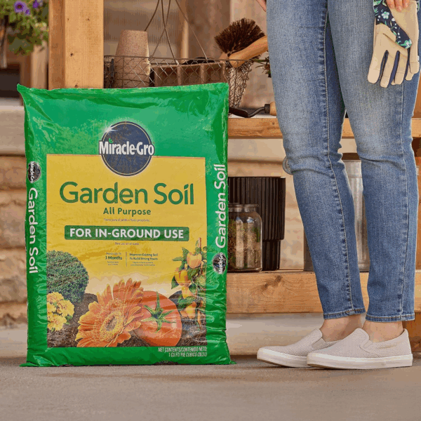 Garden Soil All Purpose, for In-Ground Use, Feeds up to 3 Months, Amends Vegetable, Flower and Plant Beds, 1 Cu. Ft. - Image 3