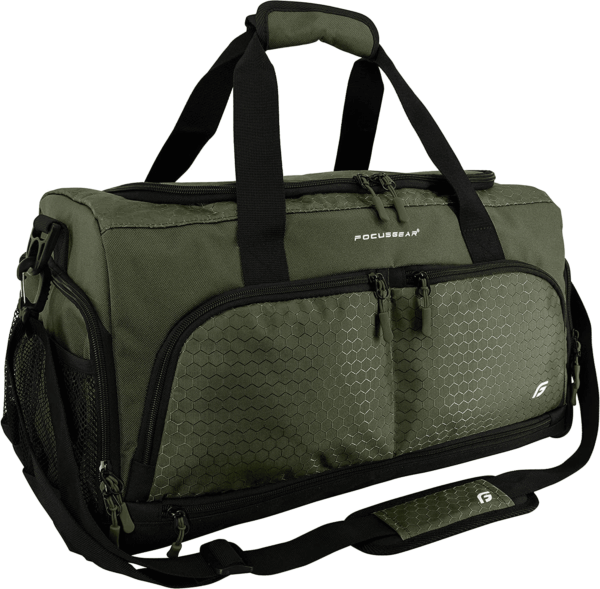 Ultimate Gym Bag 2.0: the Durable Crowdsource Designed Duffel Bag with 10 Optimal Compartments Including Water Resistant Pouch