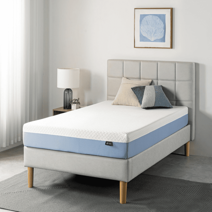 8 Inch Cooling Essential Memory Foam Mattress [New Version], Twin, Fiberglass Free, Medium Feel, Cooling Airflow Memory Foam, Certified Safe Foams & Fabric, Mattress in a Box