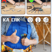 12Pc Portable Bit Holder Key Chain, 1/4 Inch Hex Shank Screwdriver Bit Clip for Impact Driver Drill Bit Extension Nut Driver W/Black Carabiner, Quick Release Lightweight Drill Screw Adapter - Image 3