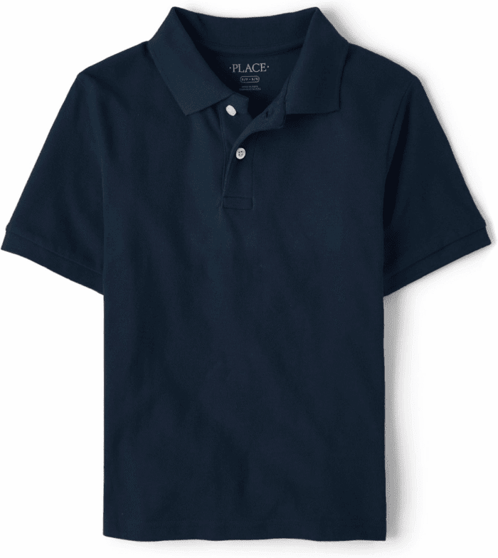 Boys' Uniform Short Sleeve Pique Polo