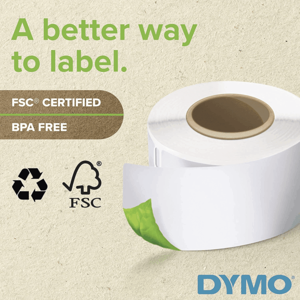 Authentic LW Mailing Address Labels for Labelwriter Label Printers, (1-1/8" X 3-1/2"), 3 Rolls of 350 (1050 Total) - Image 3