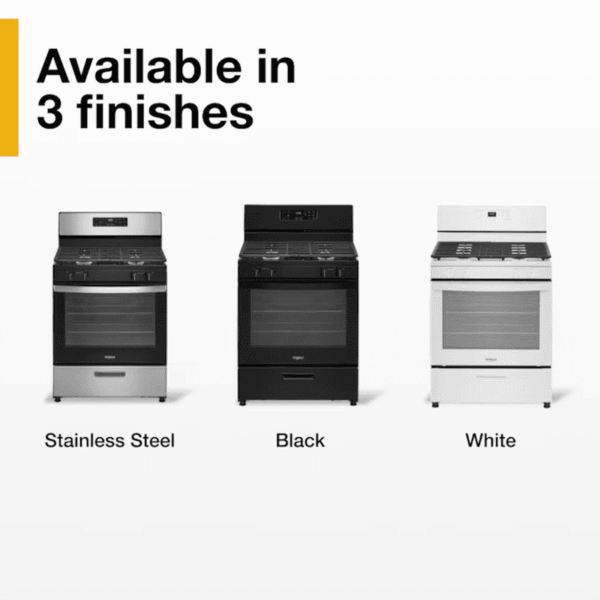 30-In 4 Burners 5.1-Cu Ft Freestanding Natural Gas Range ( Stainless Steel ) - Image 16
