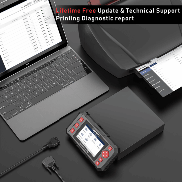 Car Scanner NT604 Elite OBD2 Scanner ABS SRS Transmission, Check Engine Code Reader for Cars and Trucks, Diagnostic Scan Tool with SRS Airbag, Automotive Diagnostic Tool with Live Data - Image 8