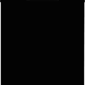 24" Built-In Stainless Steel Tub Dishwasher with Smartwash, Smart Dry, and Morespace Adjustable Rack, Energy Star Certified, Black