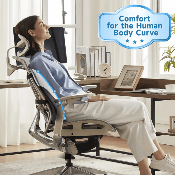Lumbar Support Pillow for Office Chair Car, Gaming Chair Lower Back Pain Relief Memory Foam Cushion with 3D Soft Cover Enhance Your Driving Comfort Ergonomic Orthopedic Car Back Rest - Image 7