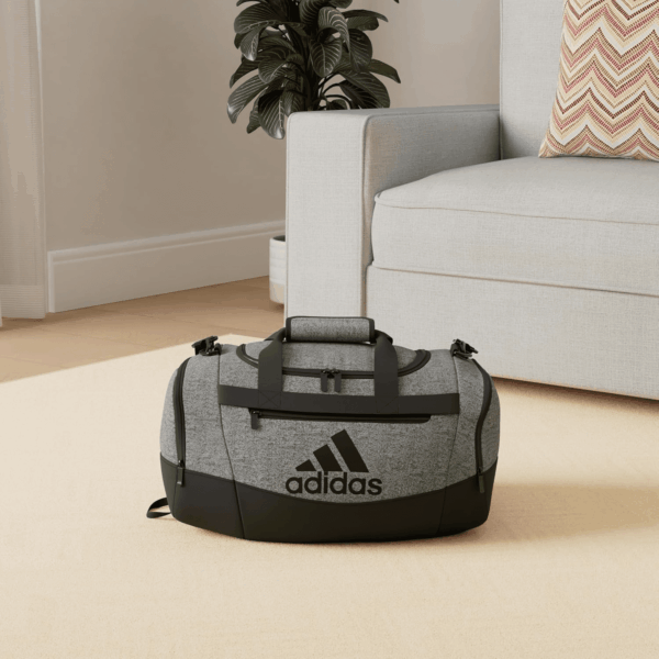 Unisex Defender 4.0 Gym Duffel Bag for Men and Women, Jersey Onix Grey/Black, Small (38L) - Image 2