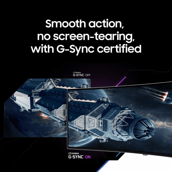 49" Odyssey QD-OLED (G93SC) Series Curved Gaming Monitor, 240Hz, 0.03Ms,Dual Qhd,Displayhdr True Black 400,AMD Freesync Premium Pro,Height Adjustable Stand,3 Year Warranty,Ls49Cg932Snxza - Image 5