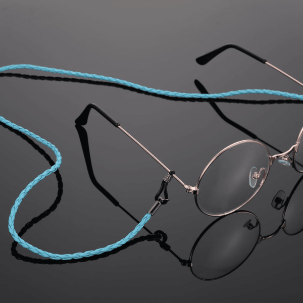 4PCS Leather Eyeglass Straps, Multicolor Eyewear Retainer Lanyards Eye Glass Chain Glasses String Holders - Image 7