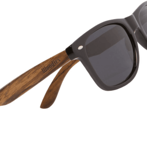 Walnut Wood Sunglasses with Dark Polarized Lenses for Men and Women | 100% UVA/UVB Ray Protection