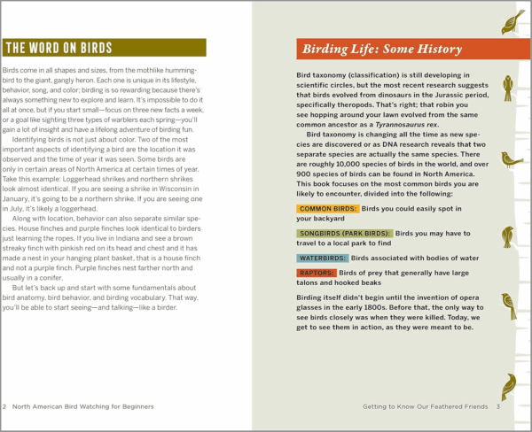 North American Bird Watching for Beginners: Field Notes on 150 Species to Start Your Birding Adventures [Spiral-Bound] Sharon Stiteler - Image 3
