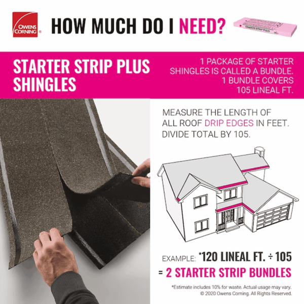 Starter Strip Shingle plus Black Starter Roof Shingles ( 105-Lin Ft per Bundle ) - Image 8