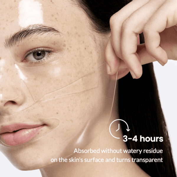 Bio-Collagen Real Deep Mask, Hydrating Overnight Hydrogel Mask, Pore Minimizing, Elasticity Improvement, 34G X4Ea - Image 4