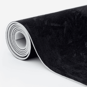 Suede Auto Headliner Fabric 98" L × 60" W with Foam Backing - Tube Packaging - Black Interior Replacement Material for Car/Truck/Suv/Rv Roof - Home Repair/Diy Headliner Material