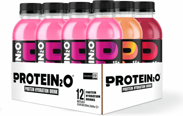 15G Whey Protein Isolate Hydration Drink, 350Mg of Electrolytes, Vitamins B5 & B6, Low Sugar, Flavor Fusion Variety Pack, 16.9 Oz Bottle (Pack of 12) - Image 2