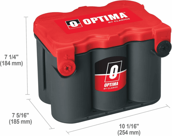 Batteries High Performance 78 Redtop Sealed AGM Car, Truck and SUV Starting Battery, 800 CCA, Side Terminals, Maintenance Free, Versitile Mounting - Image 2