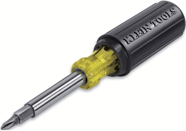 32500 11-In-1 Screwdriver / Nut Driver Set, 8 Bits (Phillips, Slotted, Torx, Square), 3 Nut Driver Sizes, Cushion Grip Handle