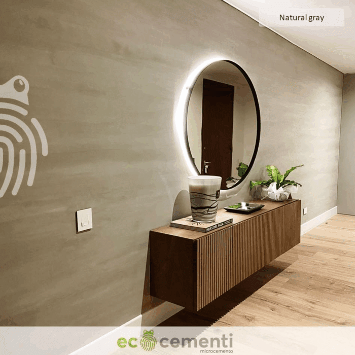 Microcement Continuous Coating for Walls and Floors - Versatile, Durable, and Elegant Surface for Home and Office Renovations (Gris Natural Gray, 11.02 Lb) - Image 7