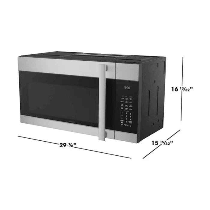 1.7-Cu Ft Low Profile 29.88-In Over-The-Range Microwave with Sensor Cooking ( Stainless Steel ) - Image 11