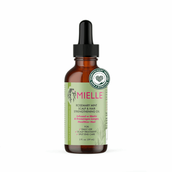 Rosemary Mint Scalp & Hair Strengthening Oil for All Hair Types, 2 Ounce