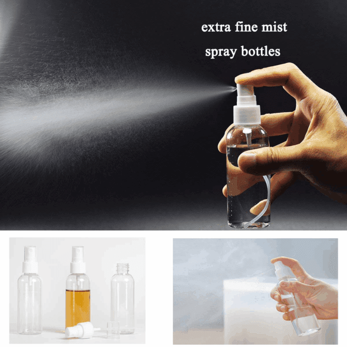 3 Pack Small Spray Bottle, 2.7Oz/80Ml Travel Spray Bottle, Empty Fine Mist Spray Bottles, Refillable Mini Spray Bottles with Labels - Image 7