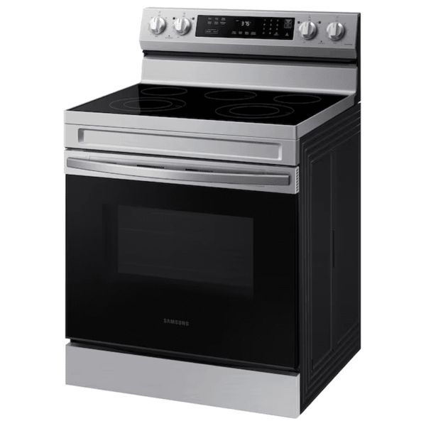 30-In Glass Top 5 Burners 6.3-Cu Ft Freestanding Electric Range ( Stainless Steel ) - Image 6