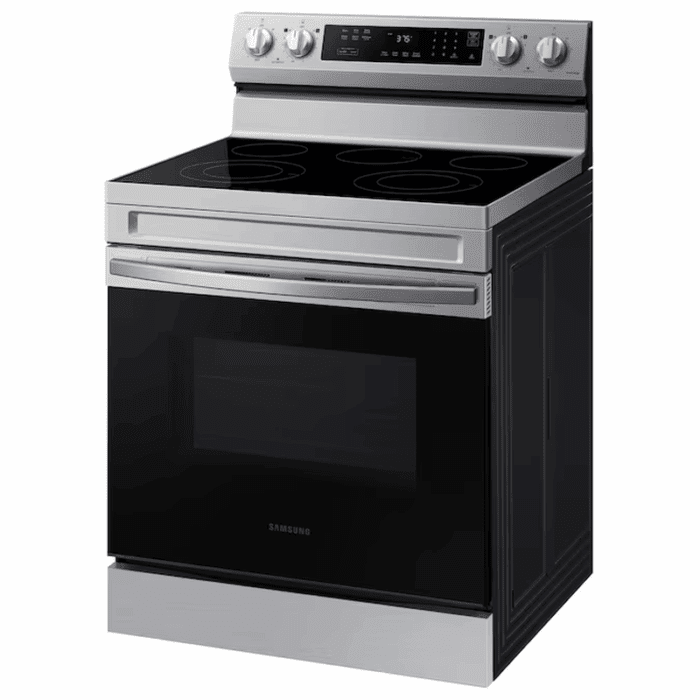 30-In Glass Top 5 Burners 6.3-Cu Ft Freestanding Electric Range ( Stainless Steel ) - Image 6