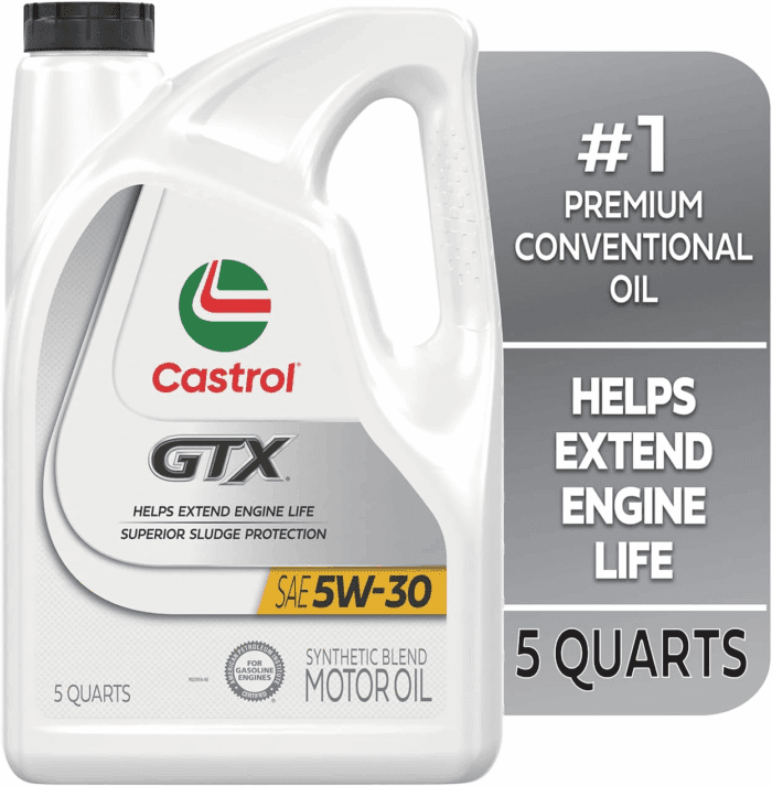 GTX 5W-30 Synthetic Blend Motor Oil, 5 Quarts - Image 2