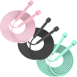 3 Pack Lightweight Adjustable Kids Jump Rope Home Fitness, Tangle Free Skipping Rope, Speed Jumping Rope for Kids, Women Men Jumping Rope for Workout