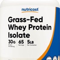 Grass-Fed Whey Protein Isolate (Unflavored) 5LBS - Rbgh Free, Non-Gmo & Gluten Free