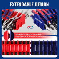 2-Pack Plier Organizer Rack with Non-Slip Rubber Base, 20 Slots Tool Box Holder, Drawer Storage for Cutters (Pliers Not Included) - Image 6