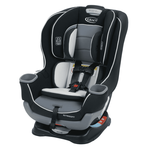 Extend2Fit Convertible Baby Car Seat, Rear and Forward Facing, Adjustable Extension Panel for Extra Legroom, Gotham - Image 9