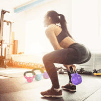 Kettlebell Set Vinyl Coated Weights Combo for Full Body Workout Equipment Push Up, Grip Strength Training, Dumbbell Weights Exercises - Image 5