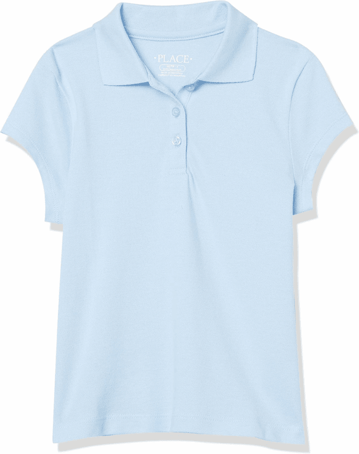 Girls' Uniform Pique Polo
