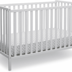 Heartland 4-In-1 Convertible Crib - Greenguard Gold Certified, Bianca White