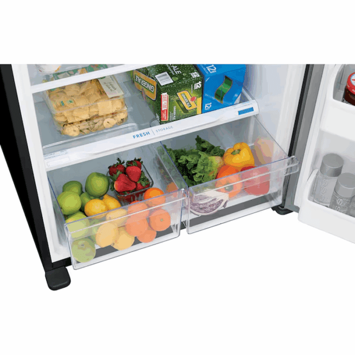 18.3-Cu Ft Top-Freezer Refrigerator ( Easycare Stainless Steel ) Garage Ready - Image 5