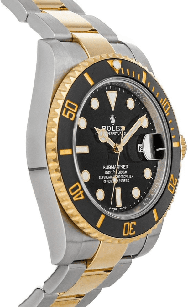 Submariner Date Black Dial Yellow Gold/Steel Men'S Watch 116613LN-0001 - Image 4
