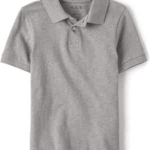 Boys' Uniform Short Sleeve Pique Polo