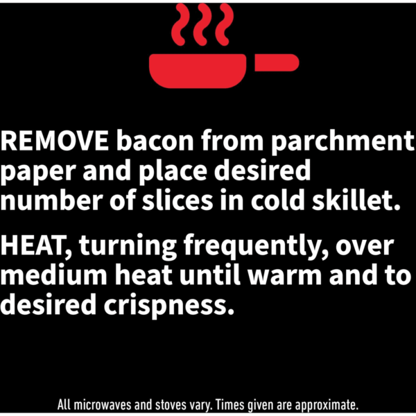 Fully Cooked Bacon - Thick Bacon Snacks for Breakfast, 10.5 Ounce (Pack of 1) - Image 5