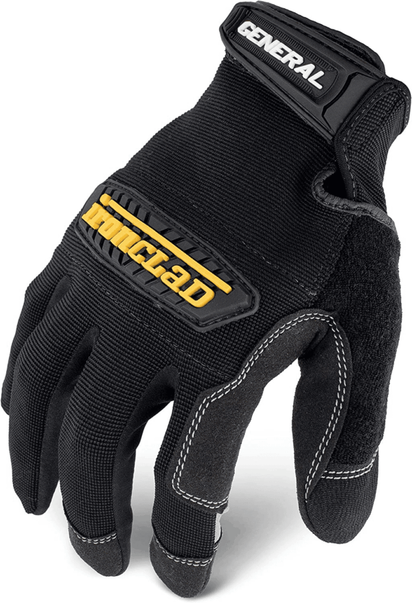 General Utility Work Gloves GUG, All-Purpose, Performance Fit, Durable, Machine Washable (1 Pair) Black - Image 2