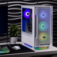 Skytech Archangel Gaming PC Desktop, Ryzen 5 5500 3.6 Ghz (4.2Ghz Turbo Boost), NVIDIA RTX 3050 (6GB) 6GB GDDR6, 1TB SSD, 16GB DDR4 RAM 3200, 650W Gold PSU, Wi-Fi, Win 11 Home - Image 4