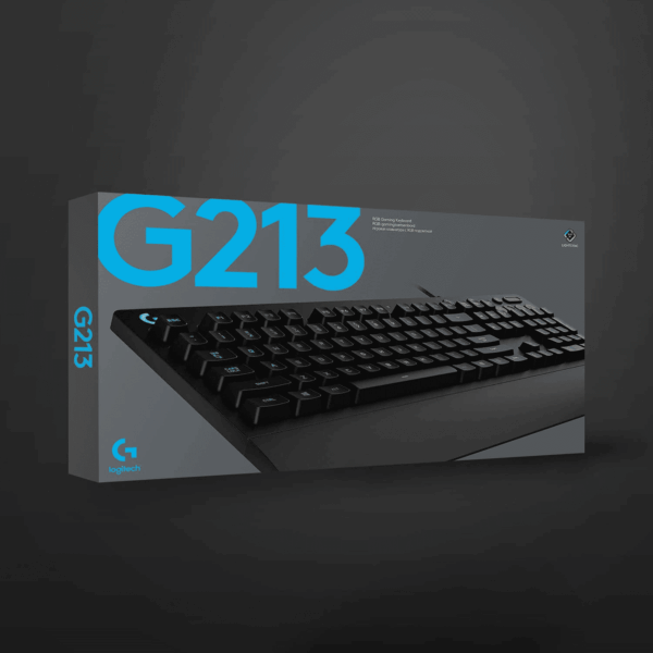 213 Prodigy Gaming Keyboard, LIGHTSYNC RGB Backlit Keys, Spill-Resistant, Customizable Keys, Dedicated Multi-Media Keys – Black - Image 7