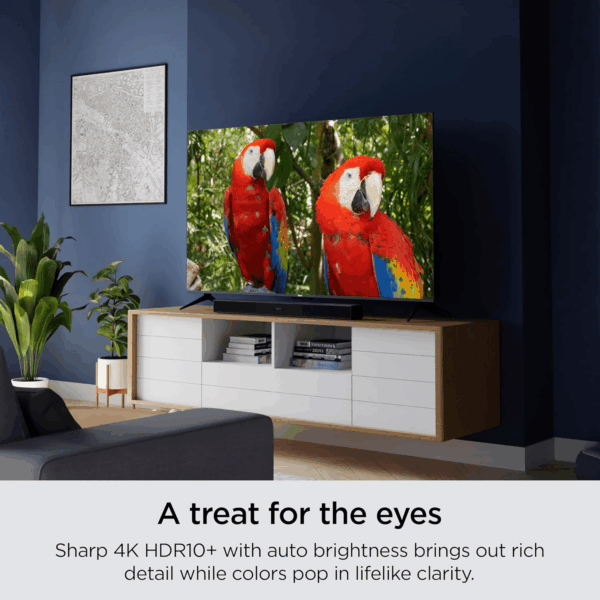 Smart TV – 55-Inch Select Series 4K HDR tv with  Enhanced Voice Remote, Brilliant 4K Picture, Automatic Brightness, & Seamless Streaming – Live Local News, Sports, Family Entertainment - Image 4