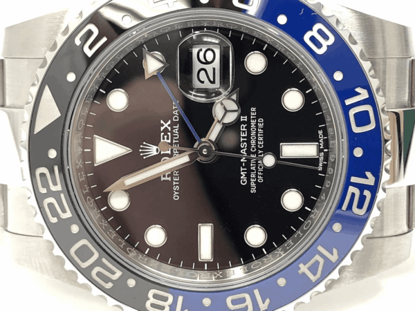 GMT Master II Black Dial Stainless Steel Mens Watch 116710 BLNR - Image 2