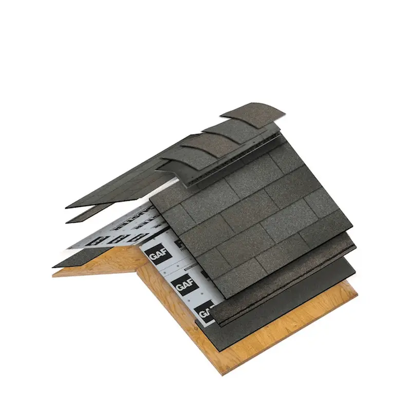 Royal Sovereign Charcoal Algae Resistant 3-Tab Roof Shingles ( 33.33-Sq Ft per Bundle ) - Image 3